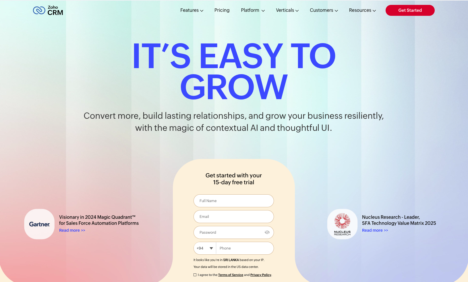 Zoho CRM