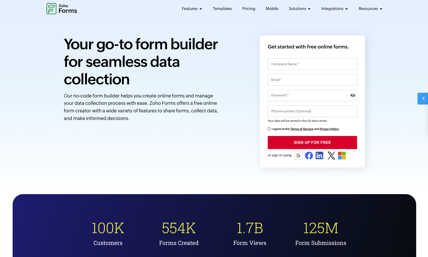 Zoho Forms