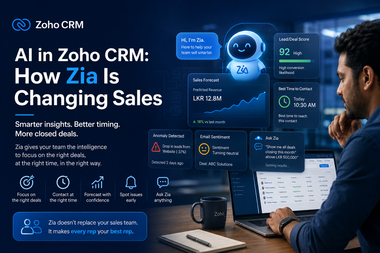 AI in Zoho CRM - How Zia Is Changing Sales